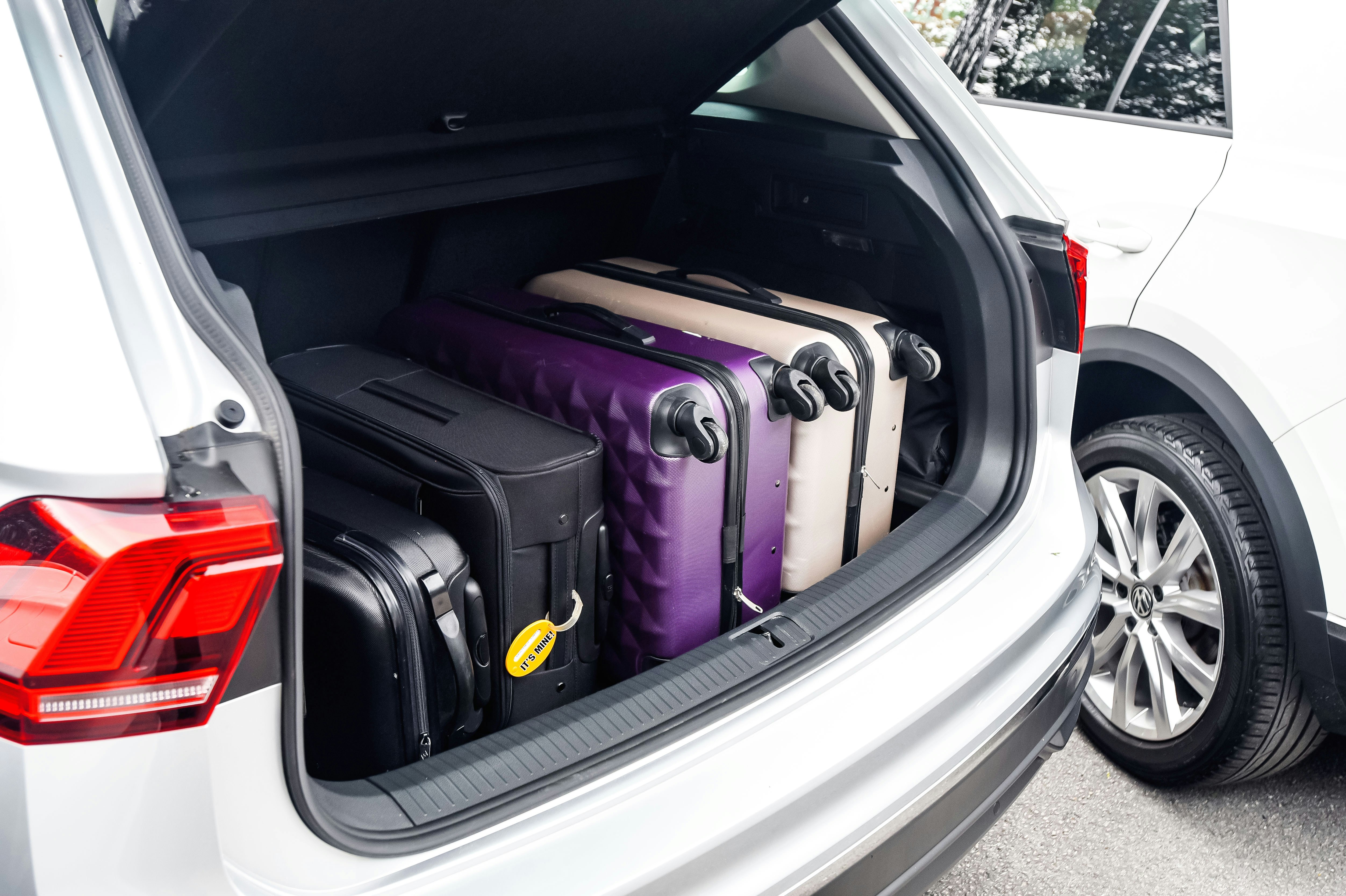 Car full of luggage